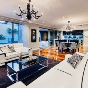 Satin Stretch ceiling example