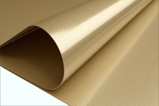 Gold beige stretch ceiling film