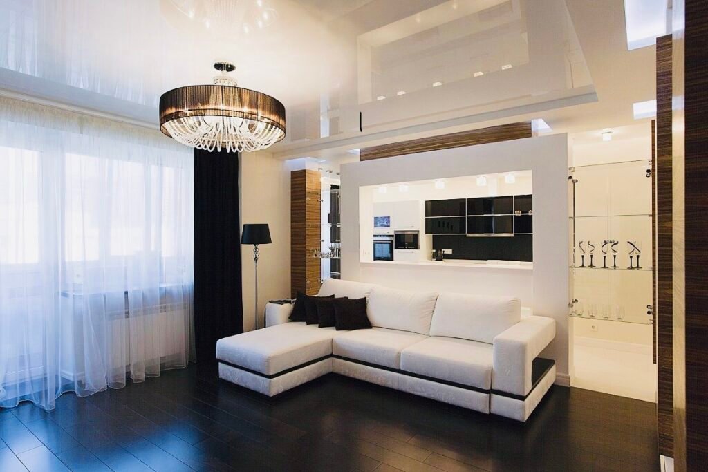 Glossy Stretch ceiling finish