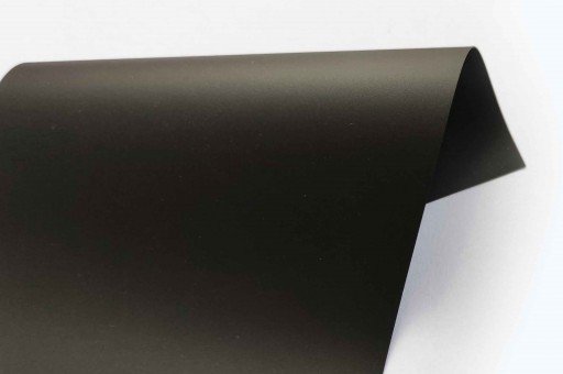 Black satin stretch ceiling film
